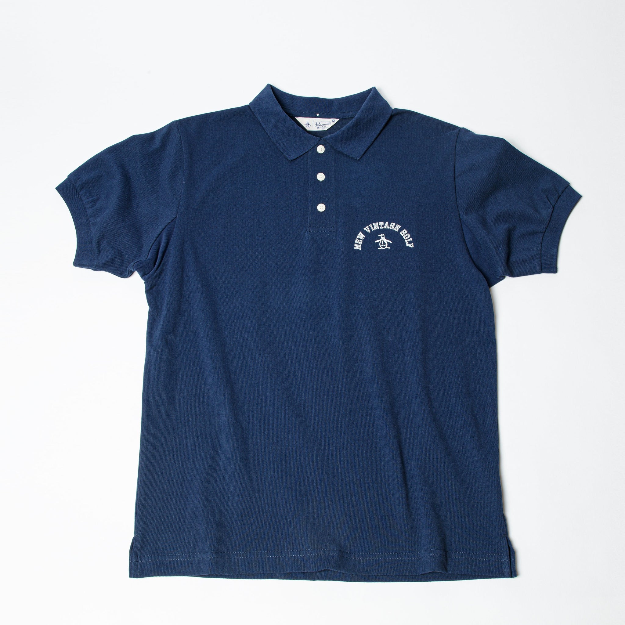 Penguin by Munsingwear × NEW VINTAGE GOLF 60’ S Set in Gusset POLO ( Navy )