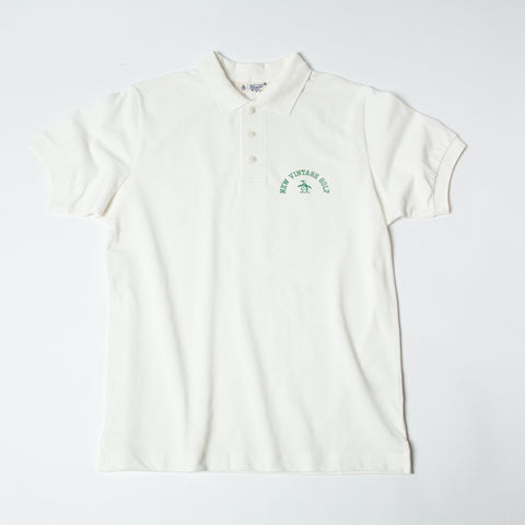 Penguin by Munsingwear × NEW VINTAGE GOLF 60’ S Set in Gusset POLO ( White )