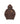 NVG Logo Print Hoodie(DARK BROWN)