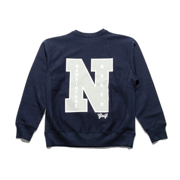 NAKED GOLF × NEW VINTAGE GOLF Sweatshirt ( Navy )