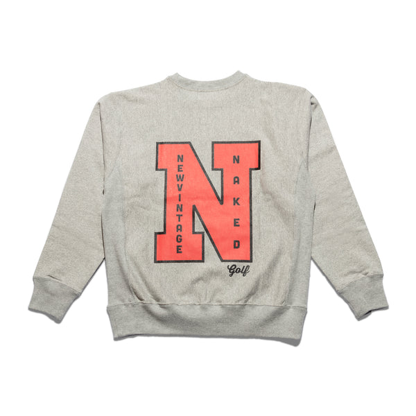NAKED GOLF × NEW VINTAGE GOLF Sweatshirt ( Gray )