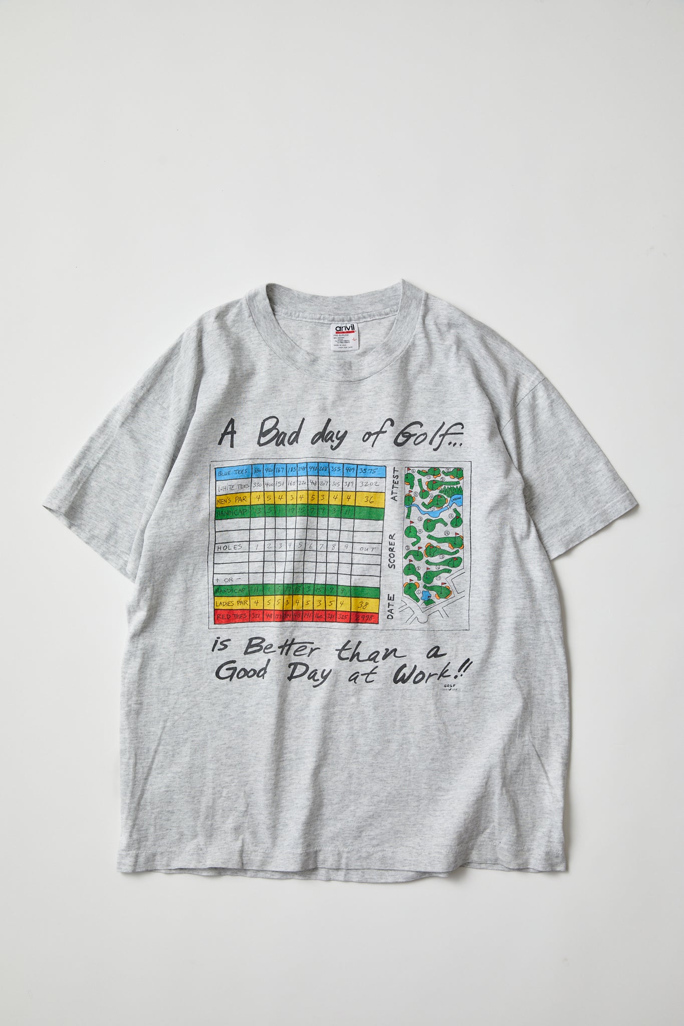 Vintage Golf Score T-shirt