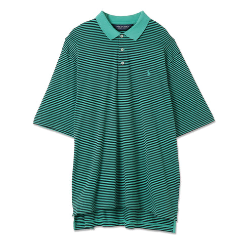 POLO GOLF / Mini Border Pima Cotton Polo Shirt