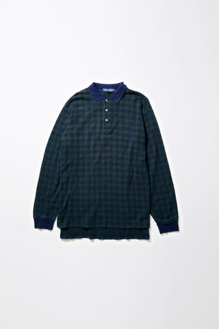 POLO GOLF / Check Long Sleeve Polo Shirt
