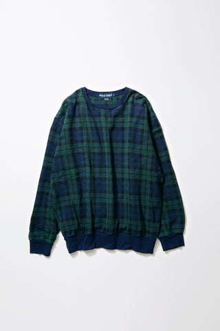 POLO GOLF / Check Crew Sweatshirt