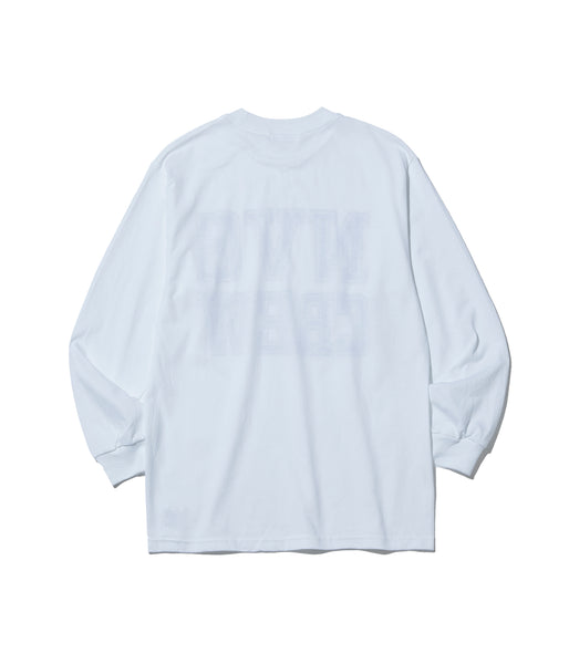 NVG CREW Long Sleeve T-shirt ( White )