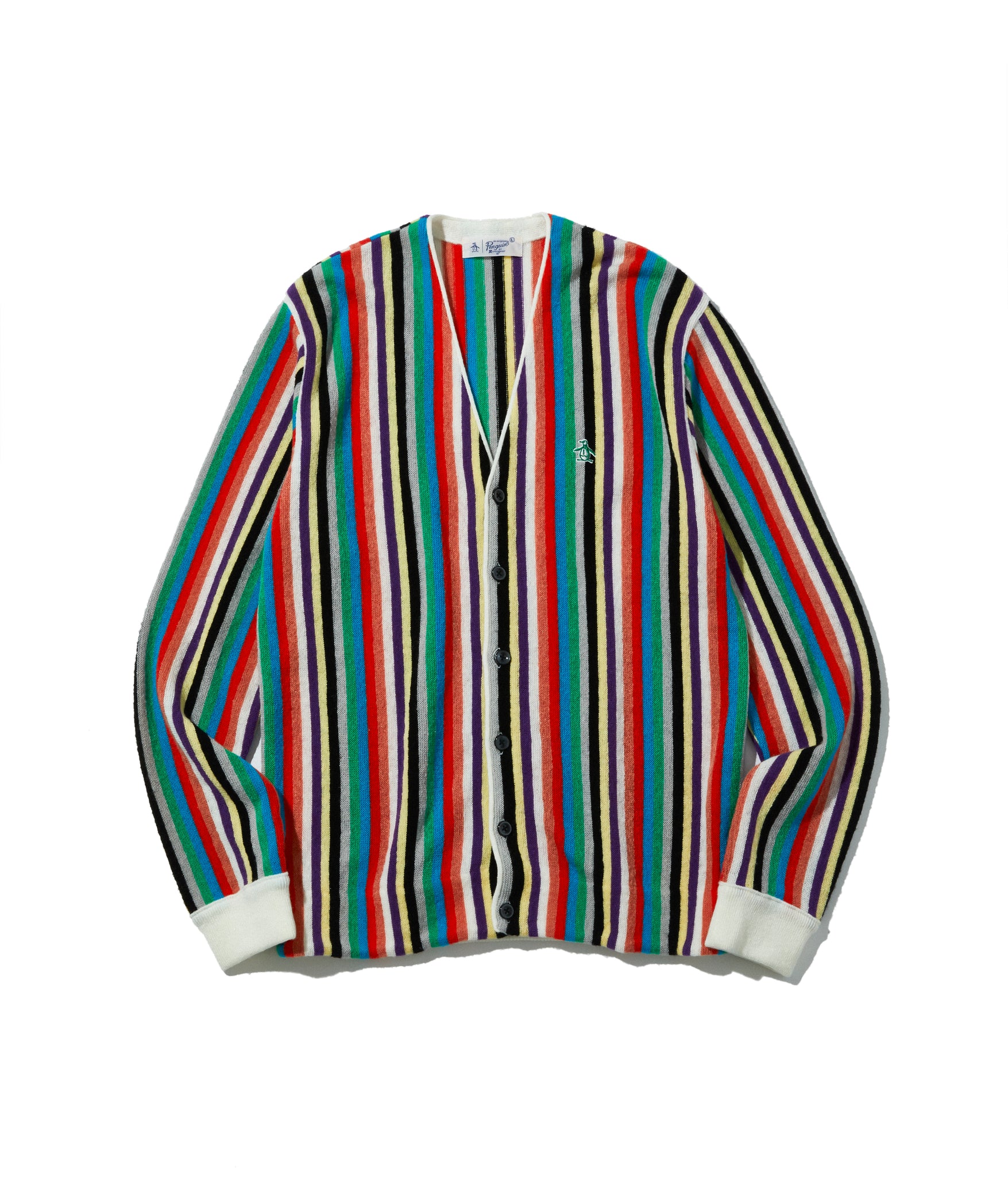 Penguin by Munsingwear × NEW VINTAGE GOLF   Links Cardigan ( Multi )