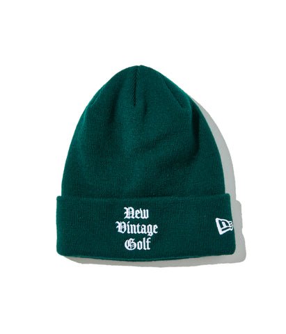 NEW VINTAGE  GOLF × NEW ERA Classic logo Cuff Knit Cap